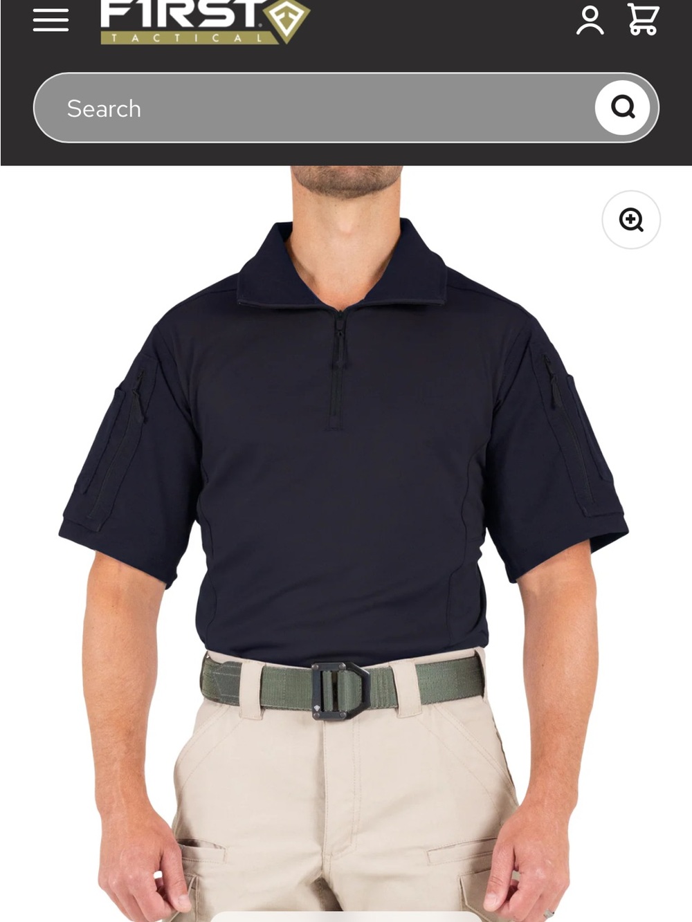 First tactical Defender Short Sleeve Button-Down Shirt - Midnight Navy XL extra - Picture 6 of 9
